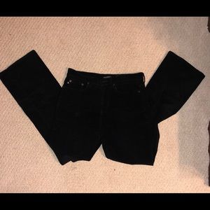 Ralph Lauren Black Corduroys Sz 8